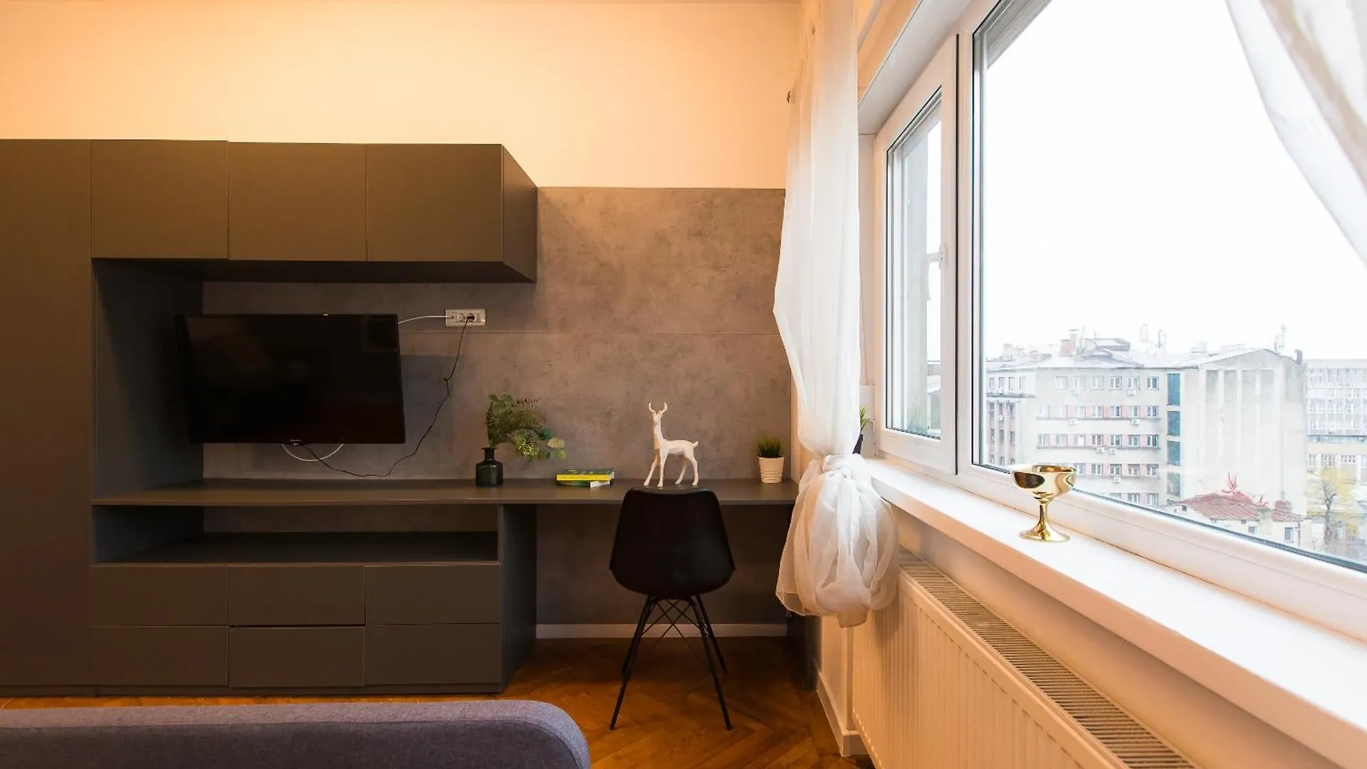 Spacious Penthouse With Terrace And City-View Bucharest 0*,